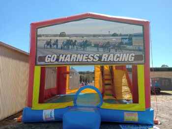 Combo - Horse Racing  Harness Racing Jumping Castles