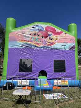 Combo 6 x 6 - Shimmer +amp Shine Jumping Castle including Supervision