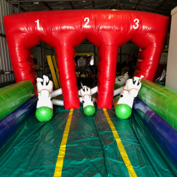 Inflatable Pony Racing with Track including supervision