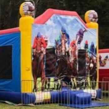 Mega Jumps - Horse Racing Jumping Castle